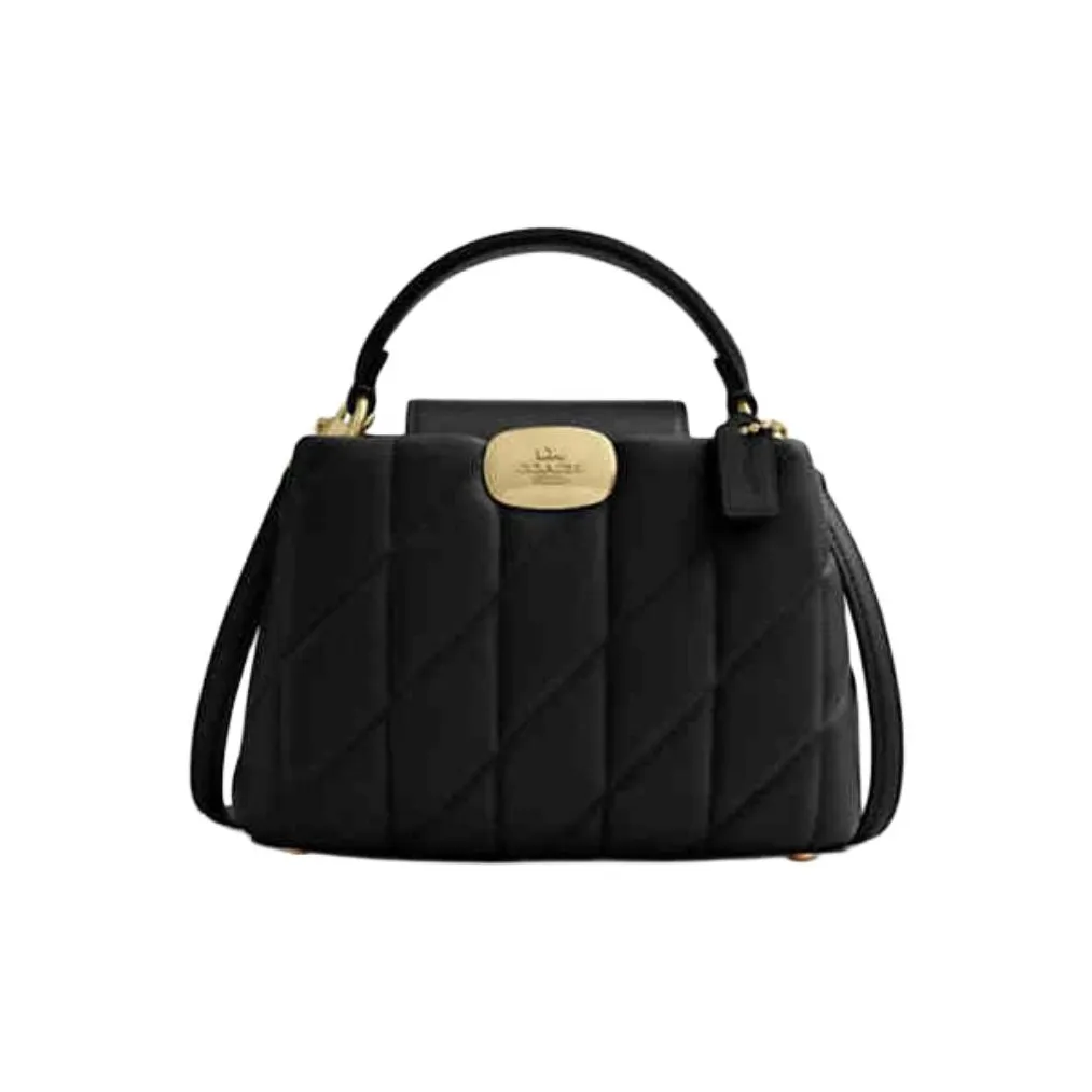 COACH Eliza Sheepskin Сумка через плечо Сумка Mini Женская Черная