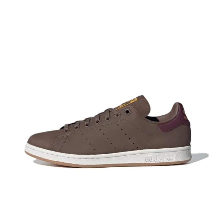 Adidas Originals Stan Smith Earth Strata Maroon Preloved Yellow