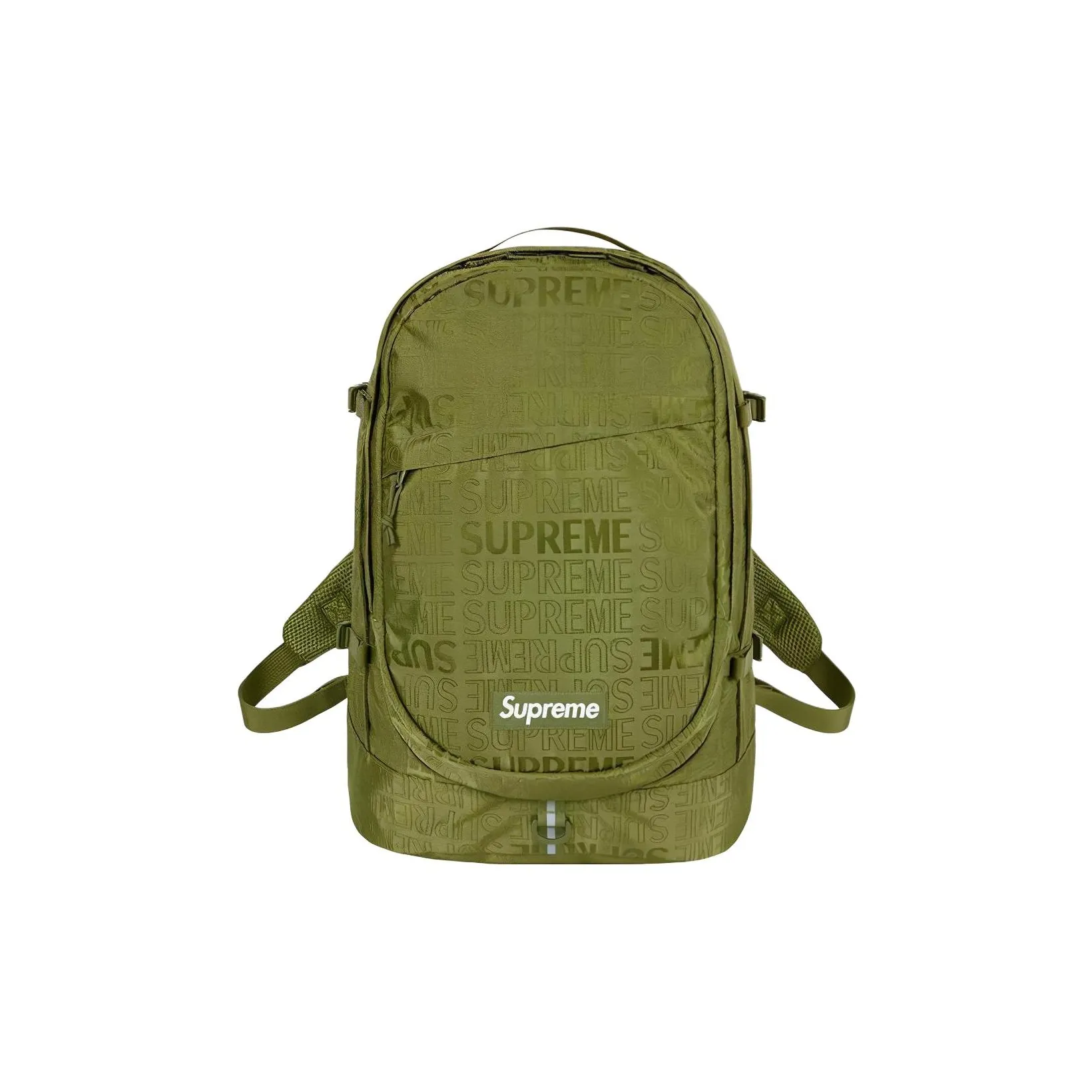 Supreme SS19 Nylon Backpack Regular Unisex Olive Green Supreme SS19 Нейлон Рюкзак Стандартный Унисекс Оливково-зеленый