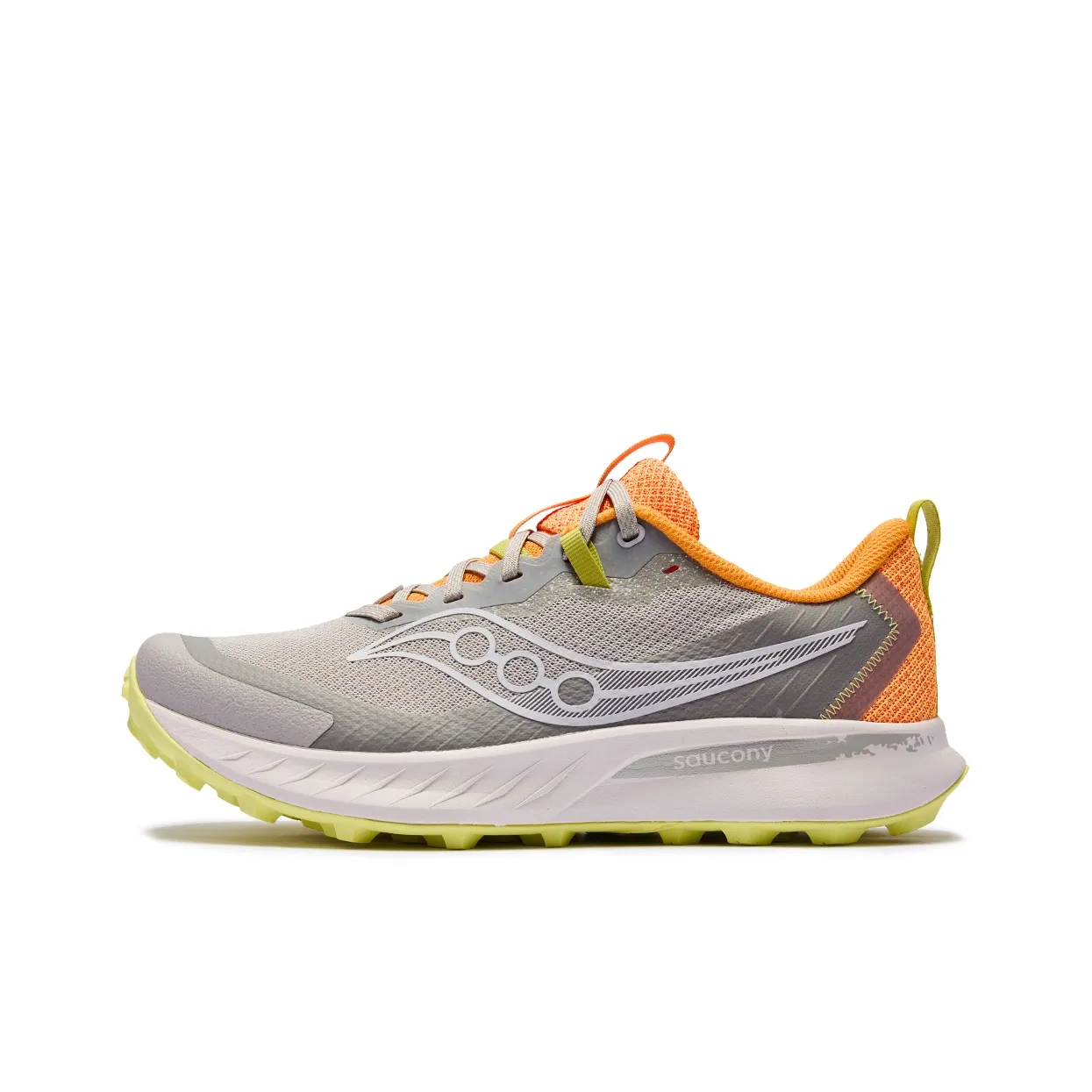 Saucony Low Топ Беговые кроссовки Унисекс Серый Желтый