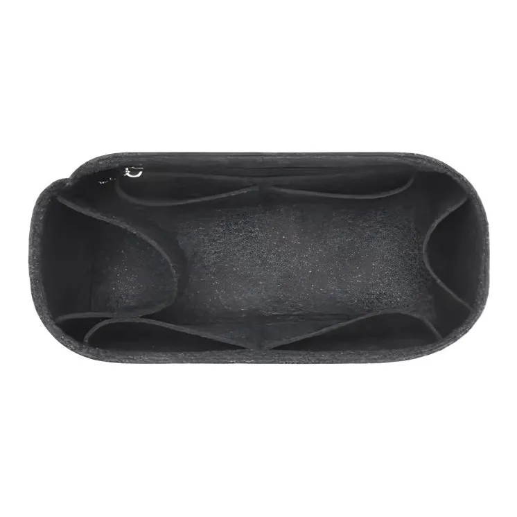 Tide Felt Bag Accessory Bag Insert Unisex Gray Black/Sateen Black