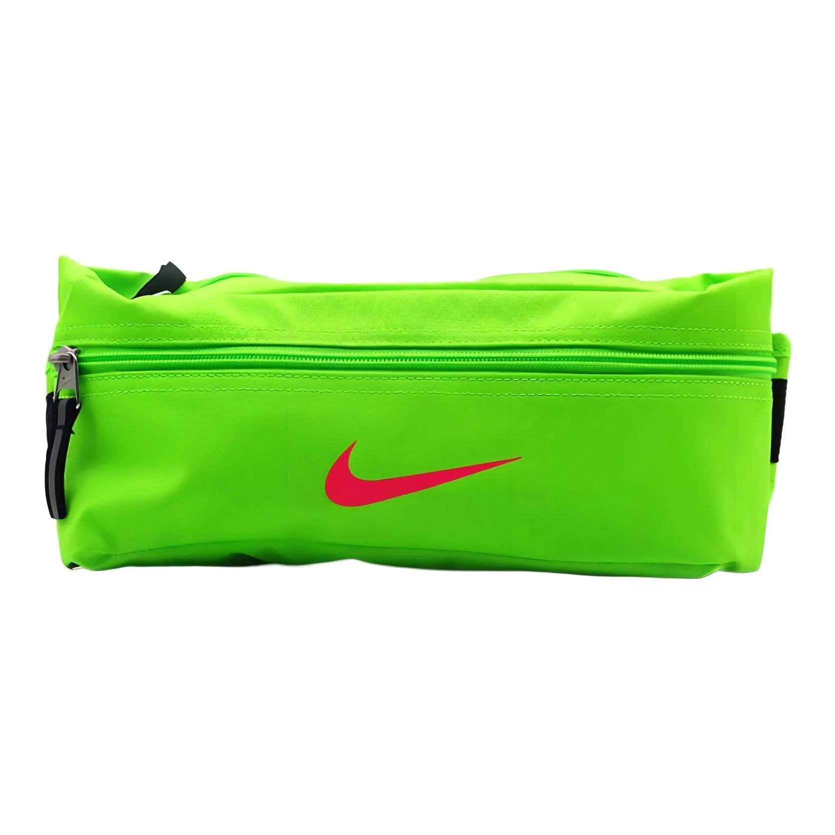 Nike Полиэстер Спортивная Сумка для хранения Бананка Стандартная Мужская Зеленая