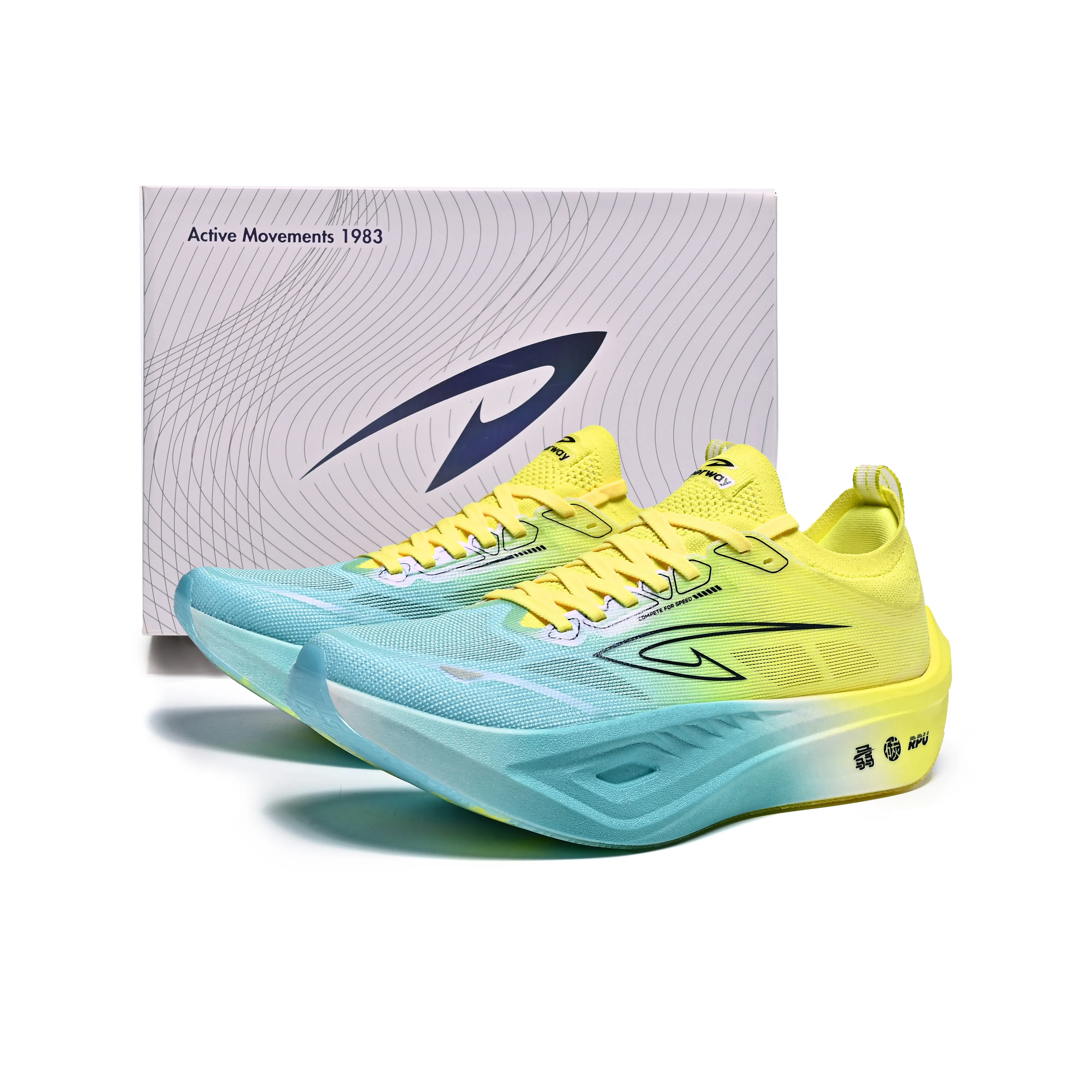 DEERWAY Амортизация Противоскользящий Устойчивый к истиранию Дышащий Низкий Топ Полная длина Карбоновая пластина