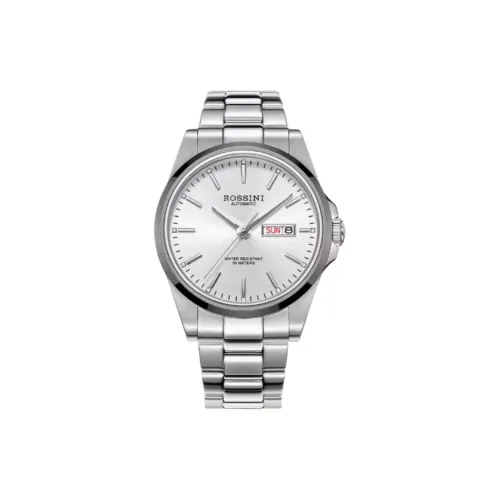 ROSSINI Механические Мужские Часы Movement 41 мм Серебряные