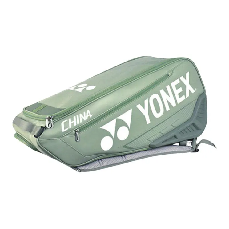 YONEX Искусственная кожа Ткань Спортивный зал Сумка Стандартная Унисекс Дымчатый Мятный