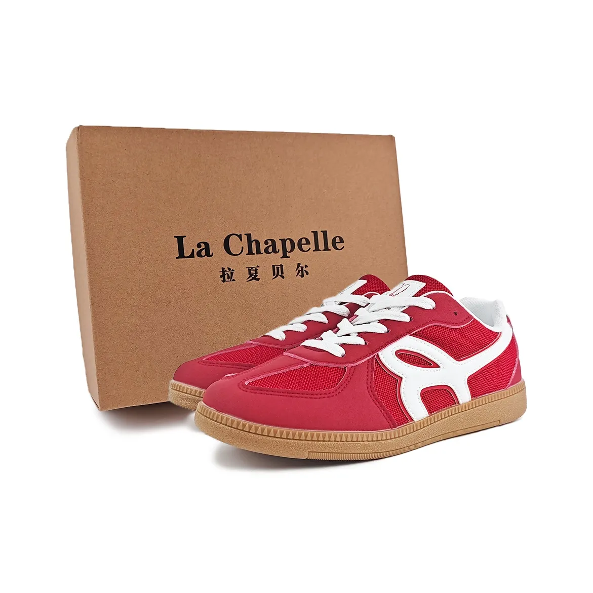 La Chapelle Универсальный Fashion Удобный Soft Увеличение Высоты Rebound Casual Women's Red
