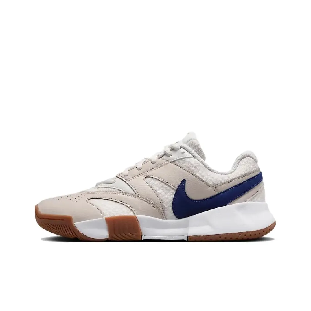 Nike Court Lite 4 Устойчивые к истиранию Дышащие Поддерживающие Низкие Кроссовки для тенниса Женские Белые
