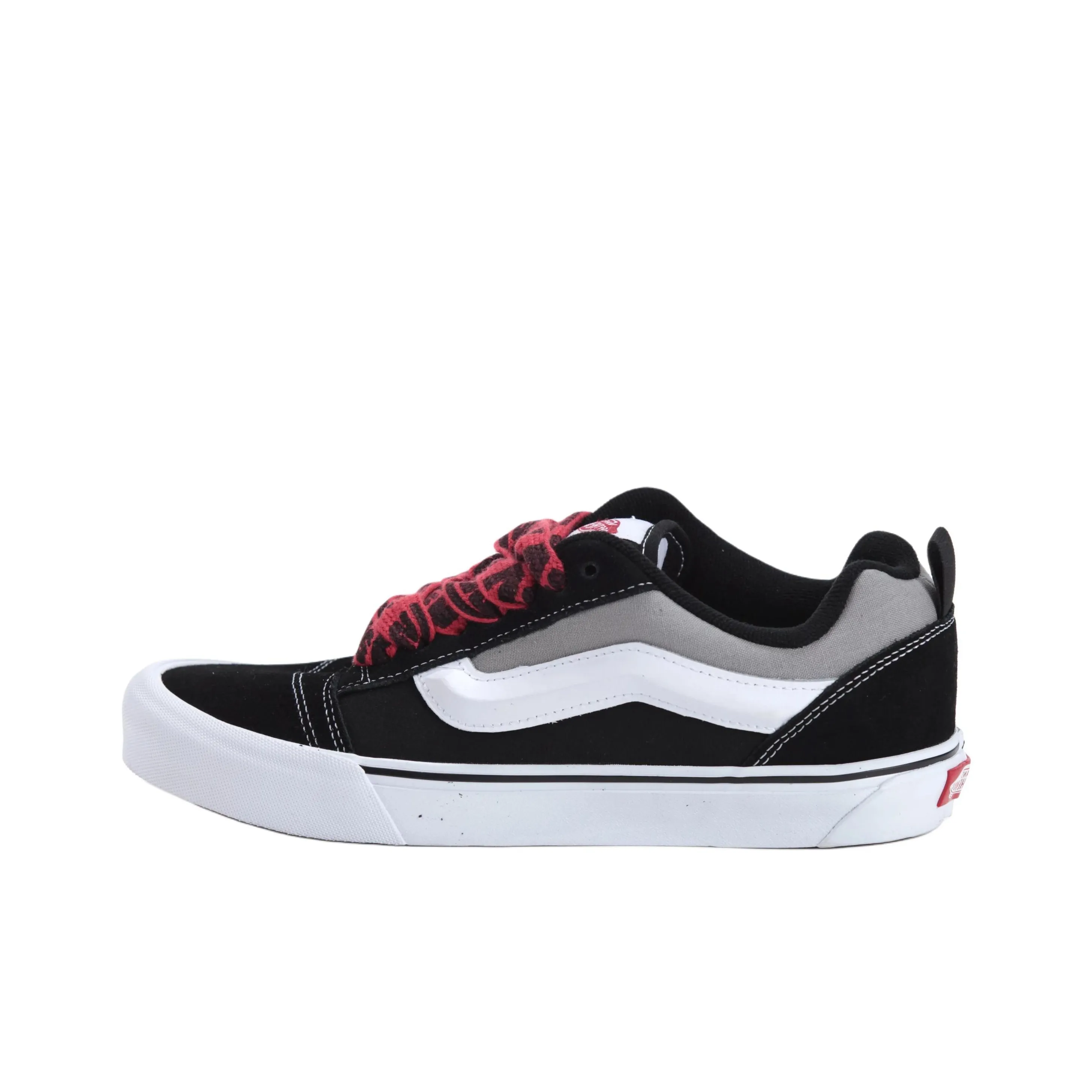 Vans Knu Skool Low Топ Скейтборд Кроссовки Унисекс Черный Красный