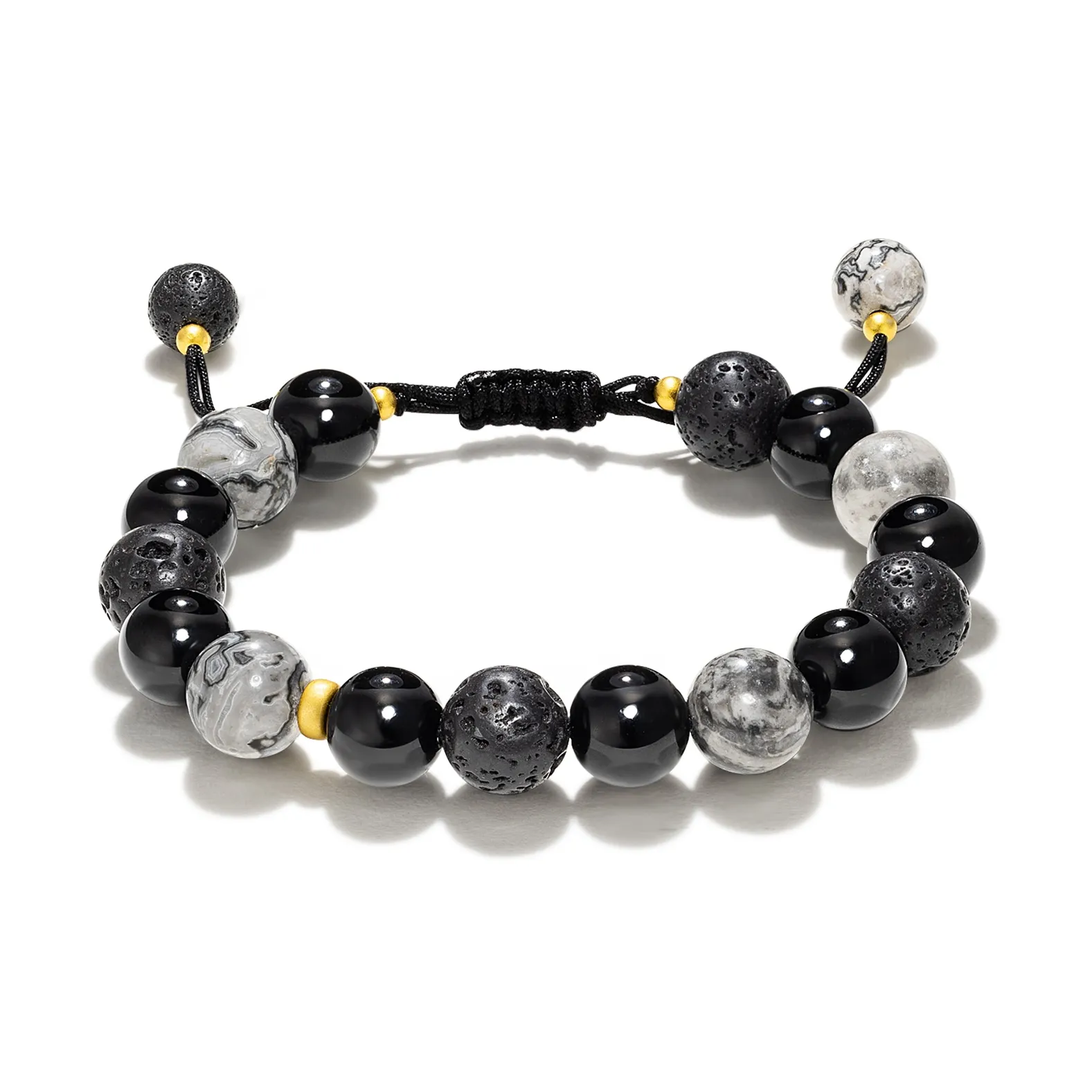 Jodie&Kevin Map Stone Bracelets Men's