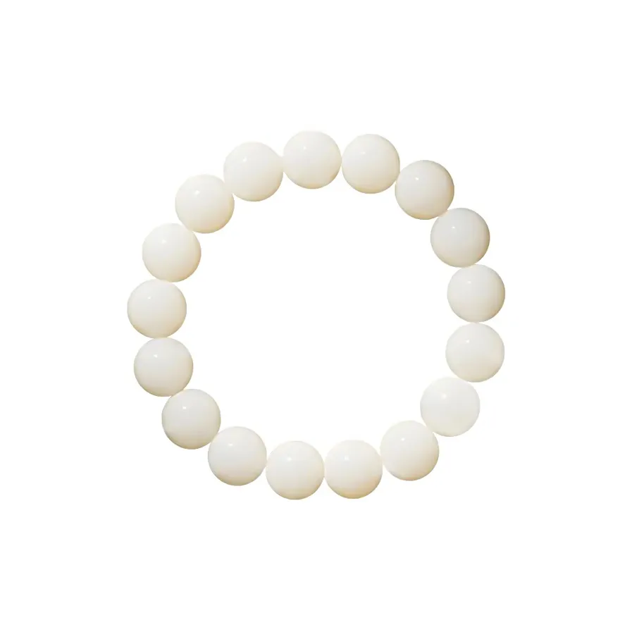 Baozhi White Jade Bodhi Bracelets Unisex