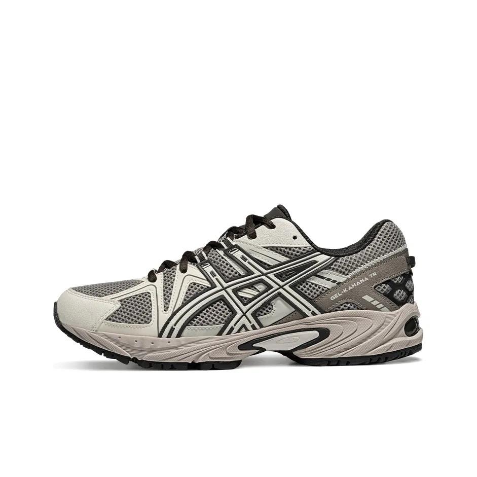 Asics Gel Kahana TR Амортизация Износостойкий Низкий Топ Кроссовки Wear Resistant Унисекс Серый