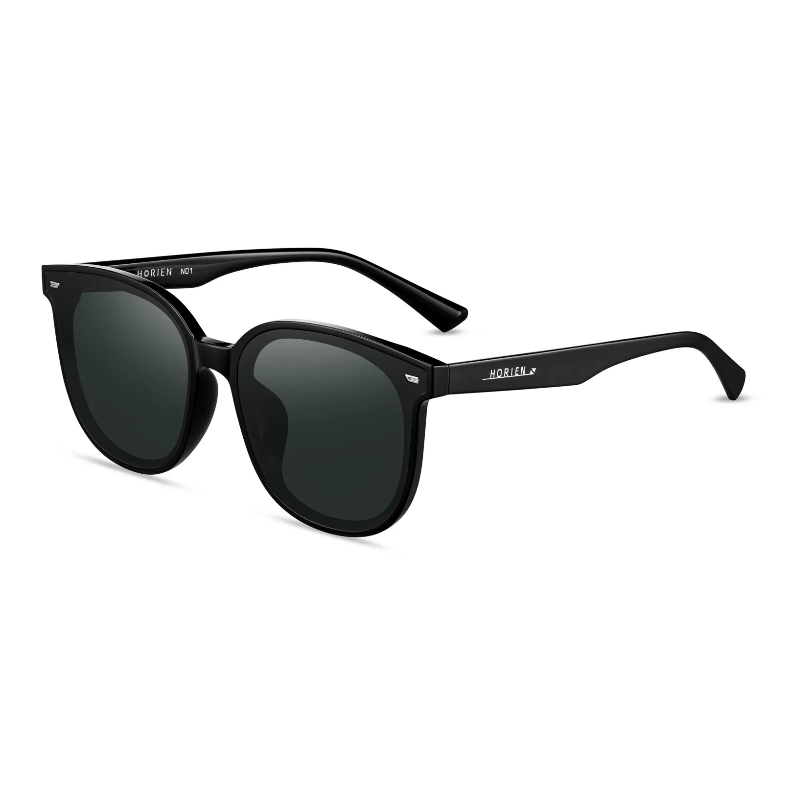 HORIEN Irregular Shape Sunglasses Unisex Black Pink Brown