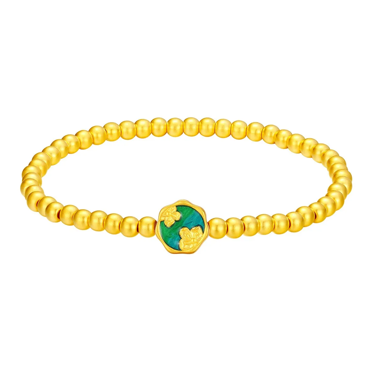 KLFOOK Niche Fashion Luxury Advanced Touch Solid Gold 999 Fixed Price Bracelets Women's