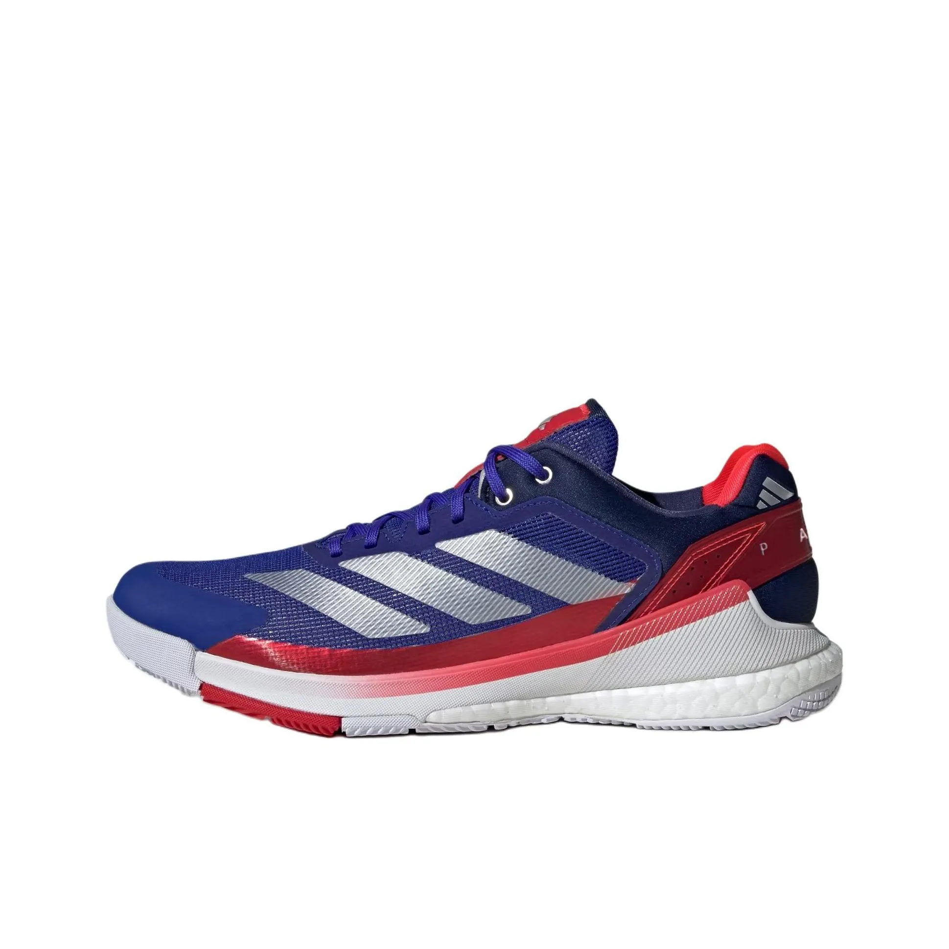 Adidas Crazyquick Boost Padel Lucid Blue Silver Metallic Cloud White