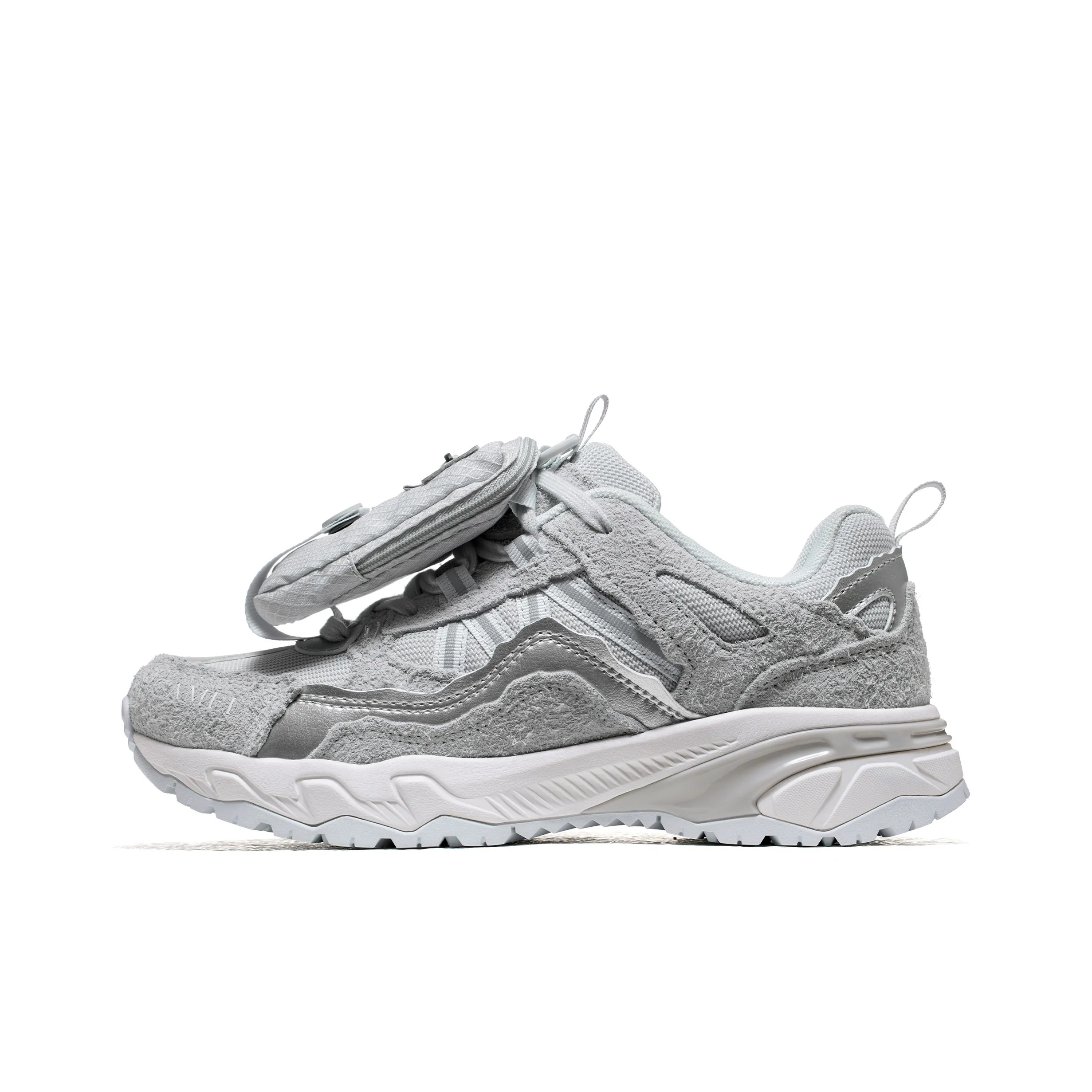 CAMEL Амортизаторы Шок Устойчивость к истиранию Низкий Топ Уличная обувь Женская Серебряный Серый