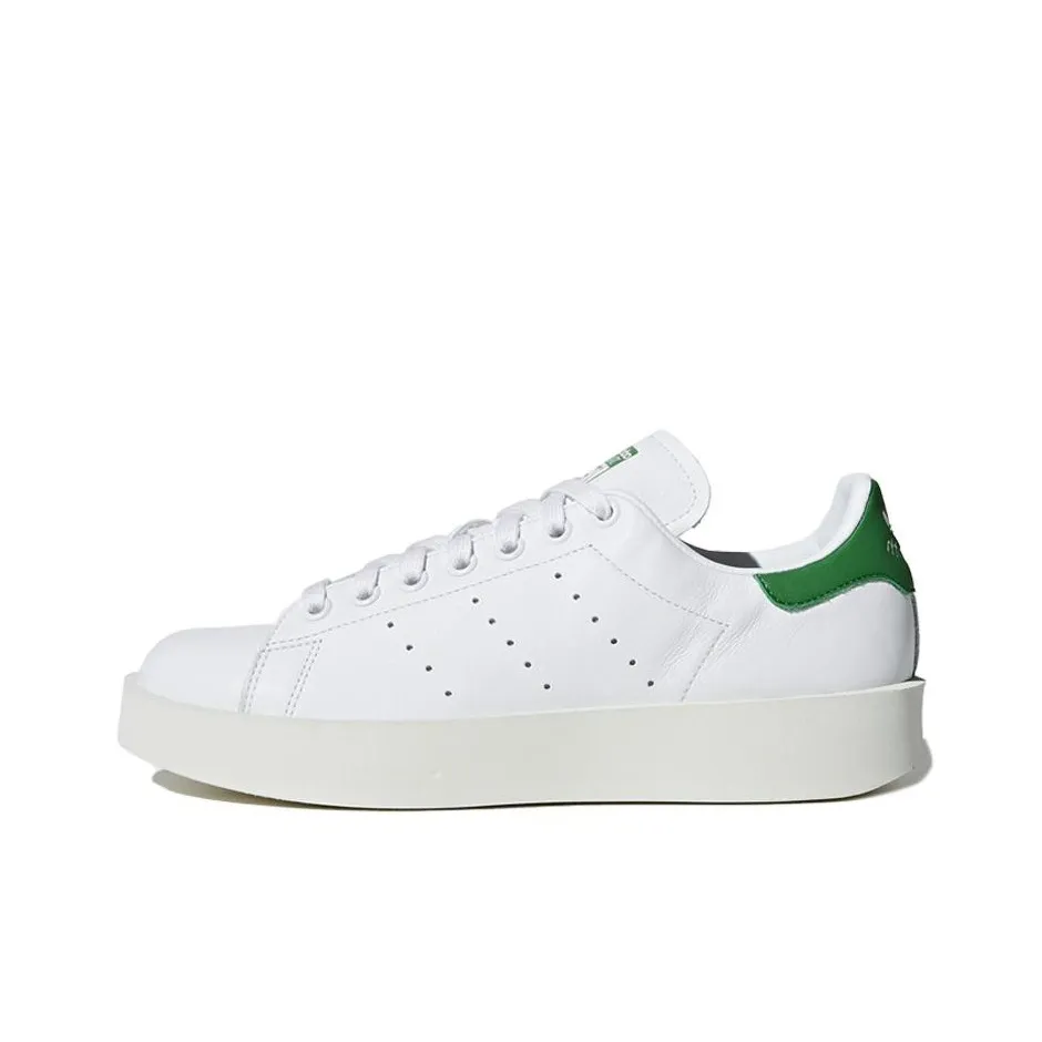 Adidas Originals Stan Smith Bold Покрытие Slip-Resistant Низкие Кроссовки для скейтбординга Женские Белые