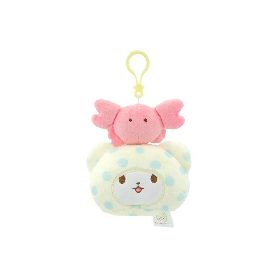 E Strong x Sanrio Пшеница Пудра Эльф Милый Мягкий Украшение Куклы Плюшевый Подвеска 11 см Длина Корпуса