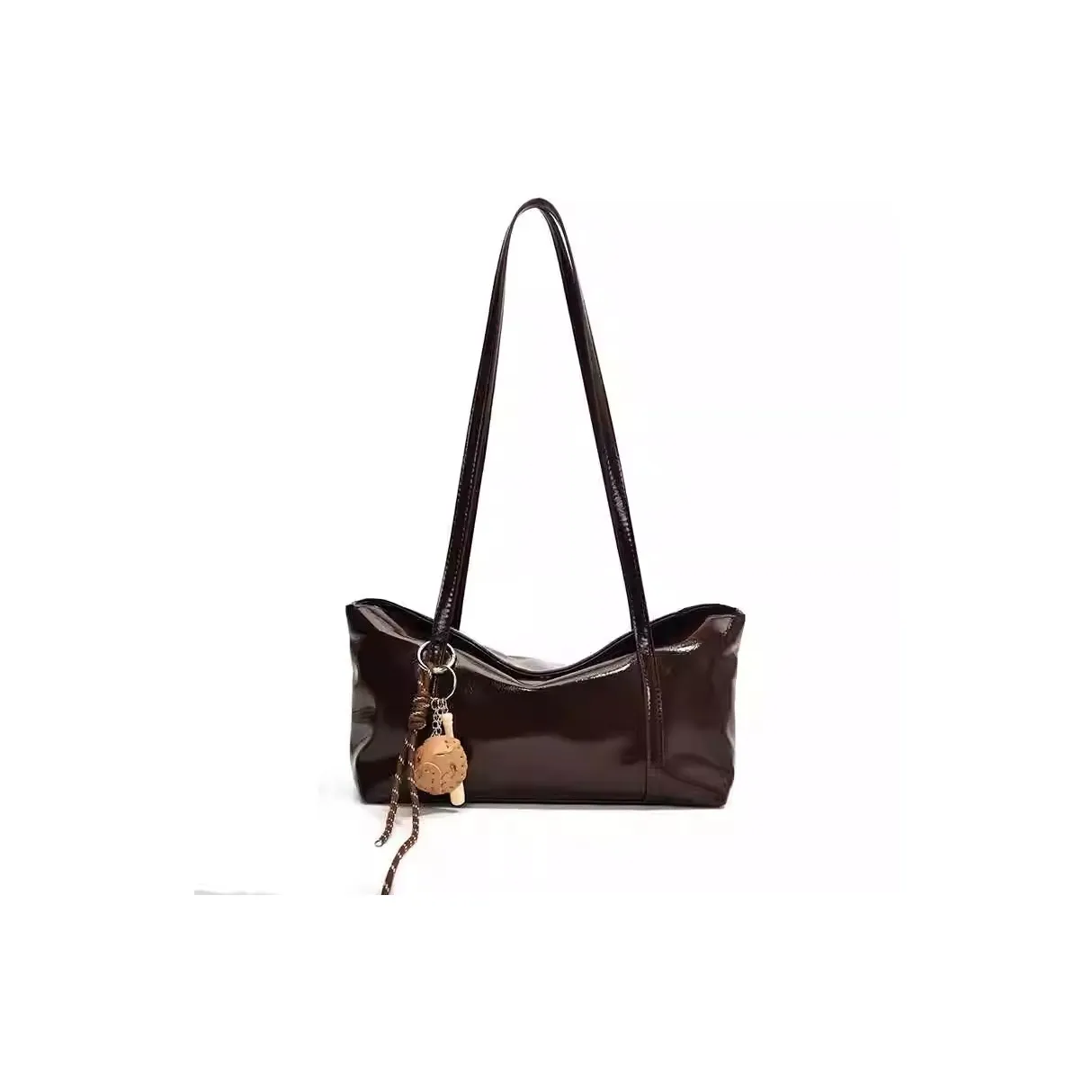 BEMIX PETS Cow Leather Shoulder Bag Regular Women's Red