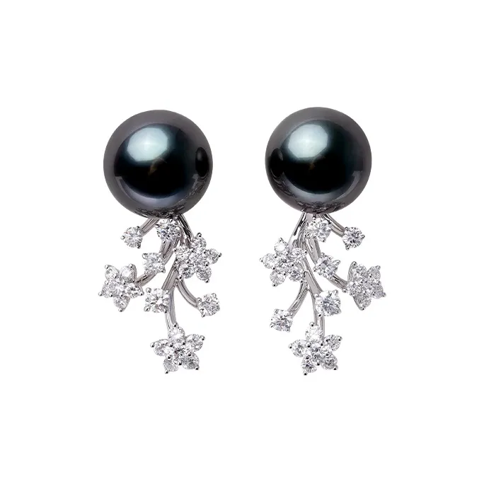 HEZUAN Saltwater Pearl Earrings Women's
