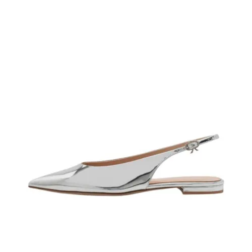 GIANVITO ROSSI Женские повседневные туфли Серебряные Женские