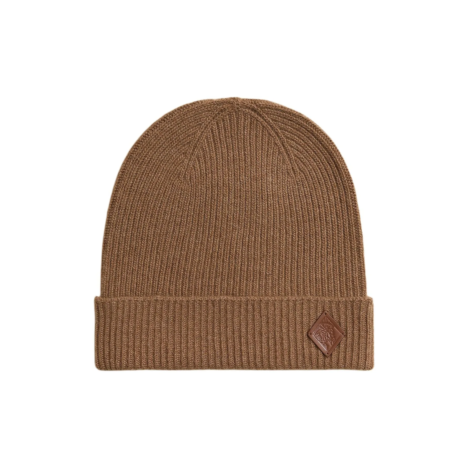 HERMES Wool, Cashmere, Calfskin Beanies Men's Multicolor