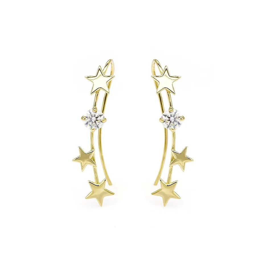 Kim Heng Hee 10K Gold Stud Earrings Women's
