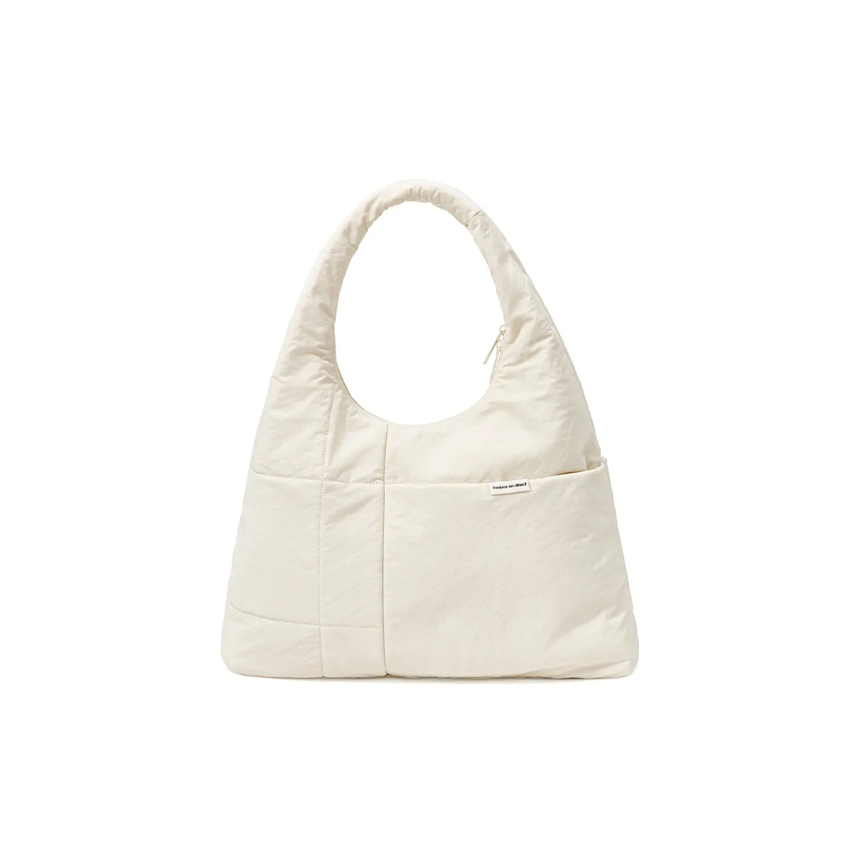 LIVEBOX EN DIRECT Nylon Tote Bag Shopping Bag Shoulder Bags Large Size Women's Multicolor