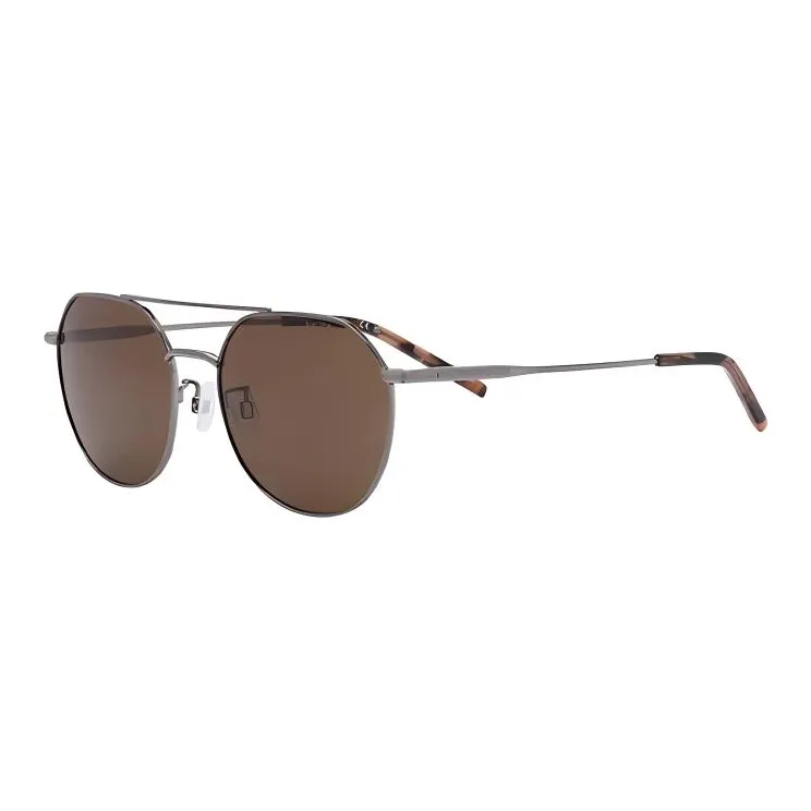 NAUTICA Metal Aviator Sunglasses Men's Brown