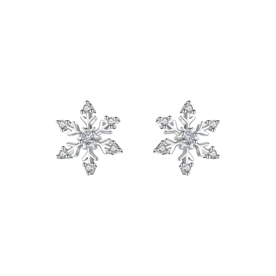 SUYG Anniversary Alloy Earring Studs Women's Box+Shopping Bag Packaging