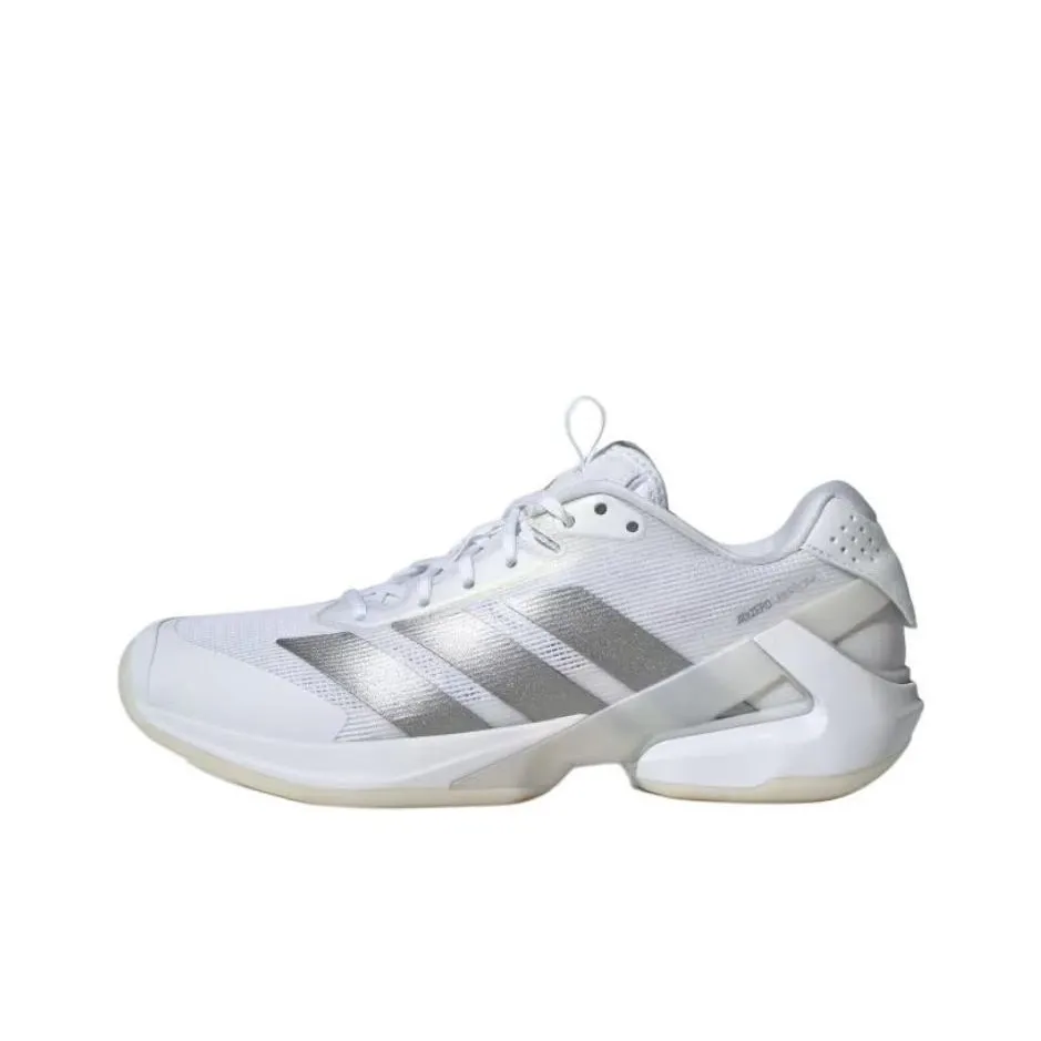 Adidas Adizero Ubersonic Low Топ Кроссовки для тенниса Женские Белые Серебряные
