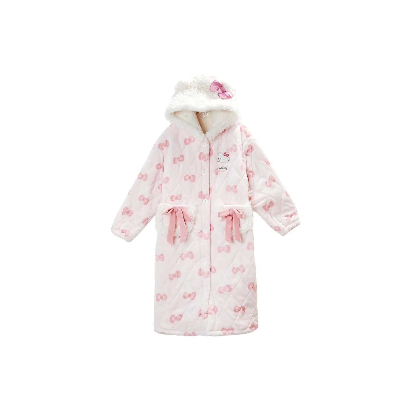 GUKOO x Hello Kitty Банные халаты Женские Light Mist Розовый