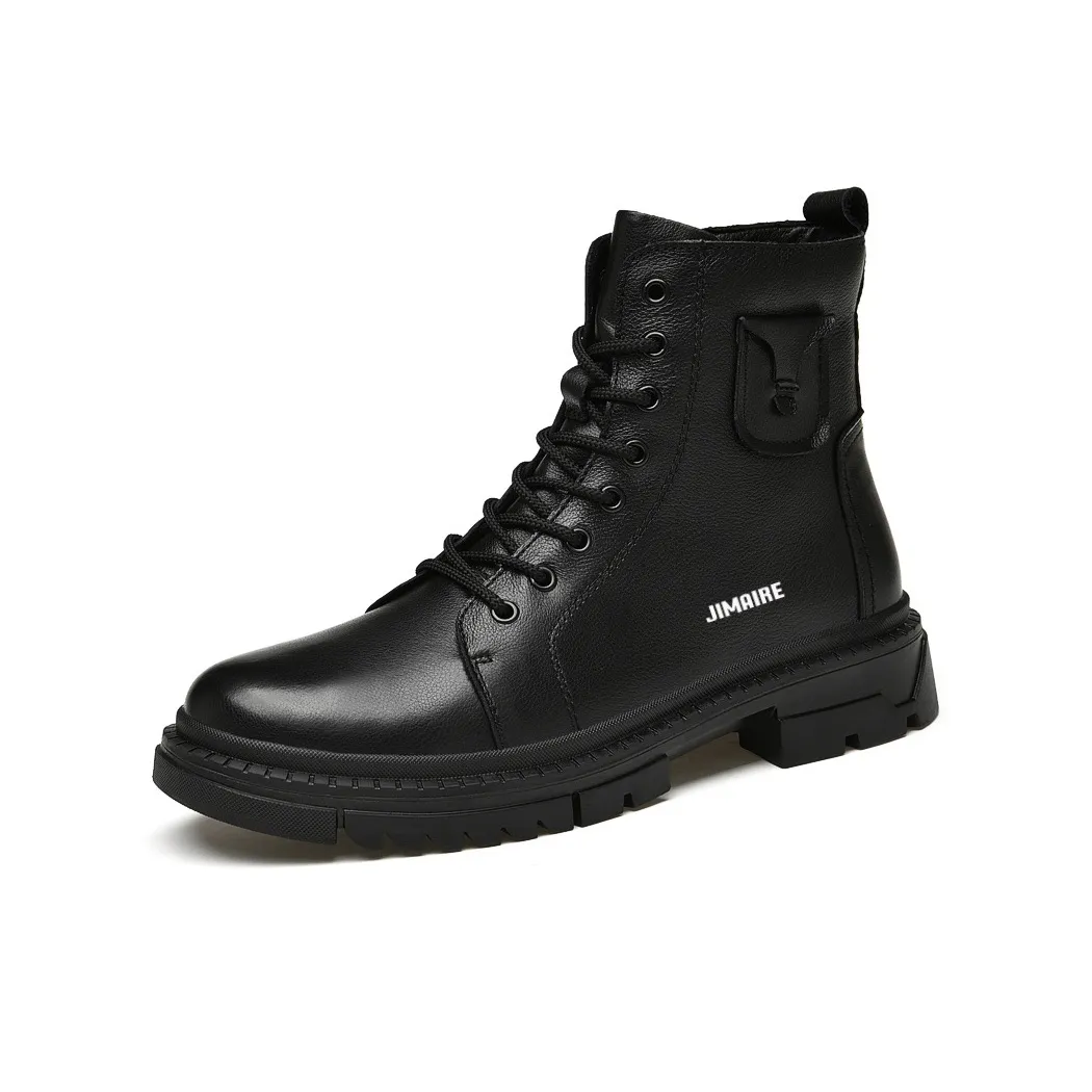 King Jinmai Crew Martin Boot Men's Black