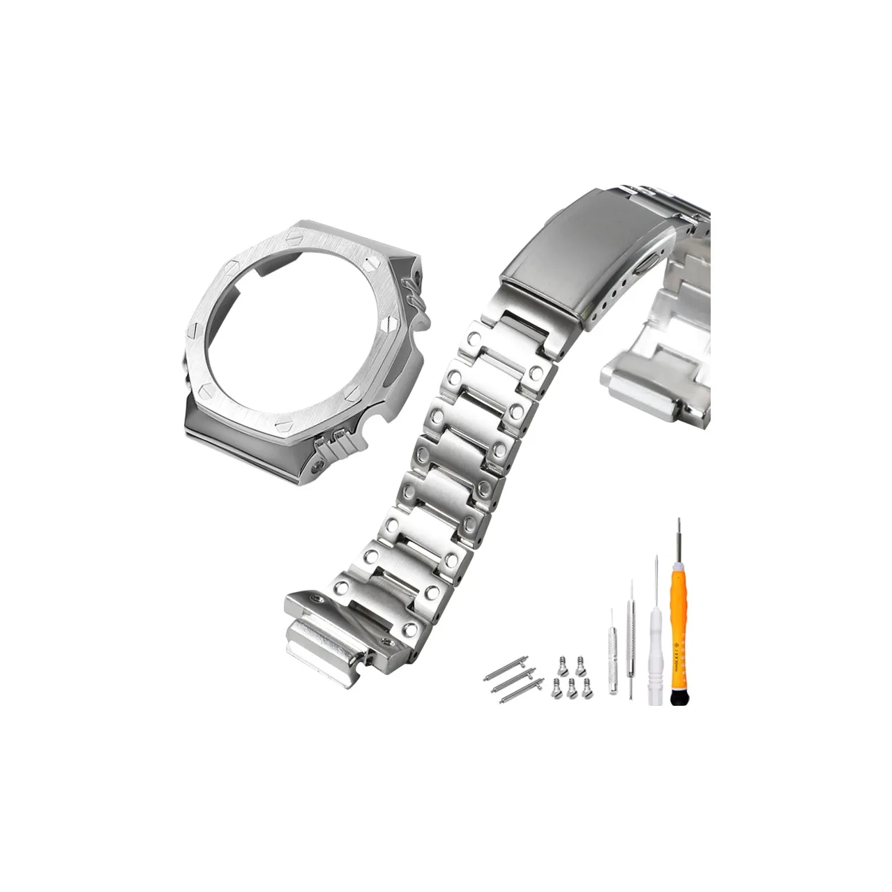 Keppot Защитный Чехол CASIO Нержавеющий Стальной Корпус GM 2100 Ретрофит