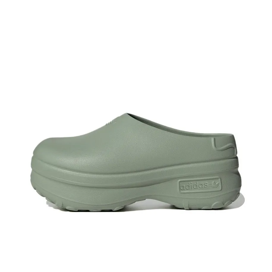 Adidas Originals AdiFOM Stan Smith Mule Silver Green Women's