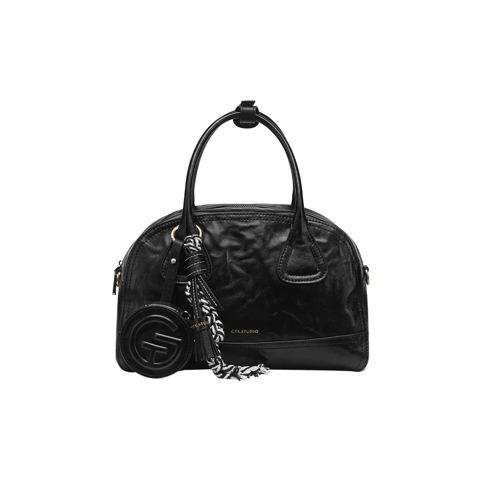 Tanita West Коровья кожа Бостонская сумка Сумка на одно плечо Средний размер Женская