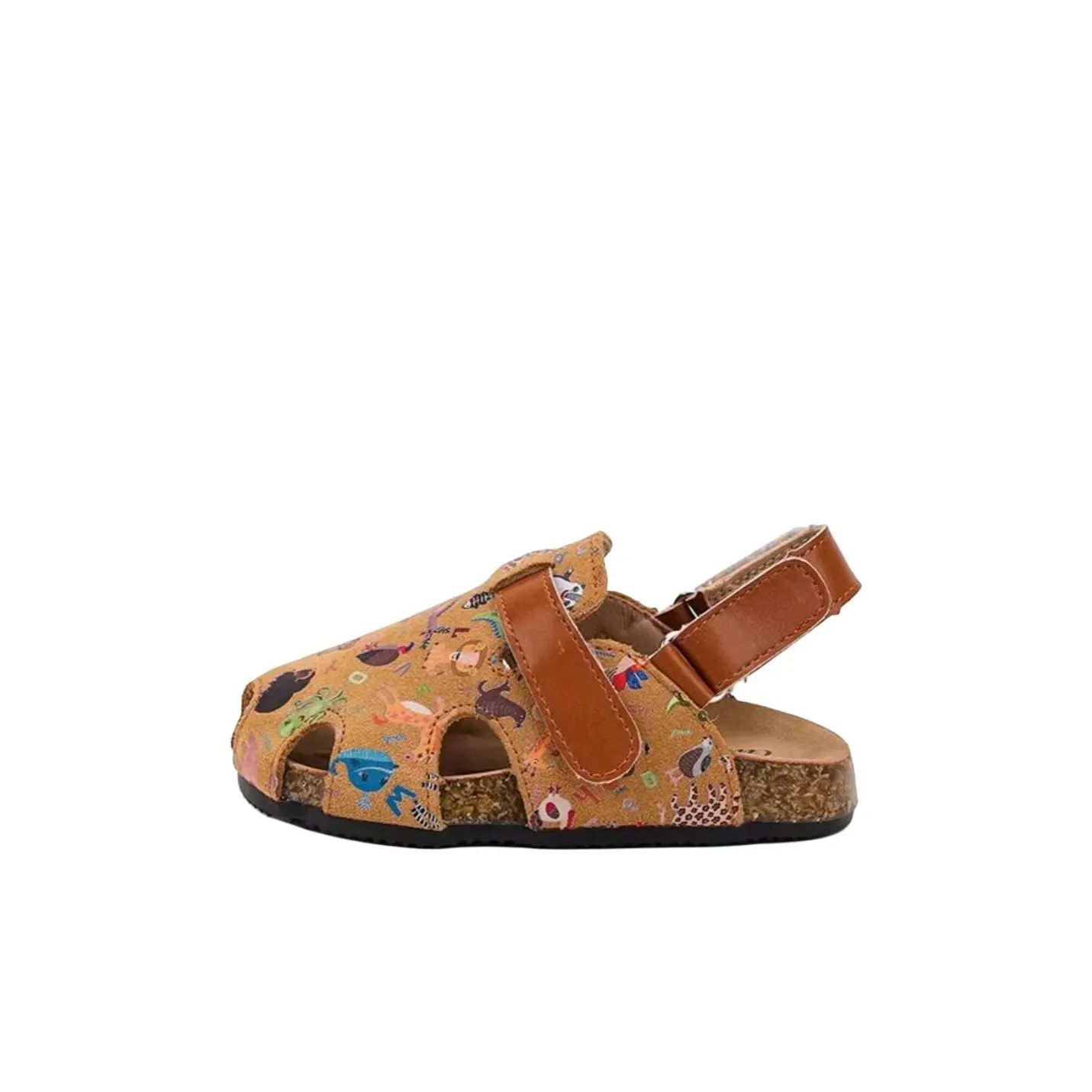 QINUOSHU Противоскользящие и Дышащие Низкие Топы Детские Сандалии Желтые для Детей Возрастом 3-7 Лет