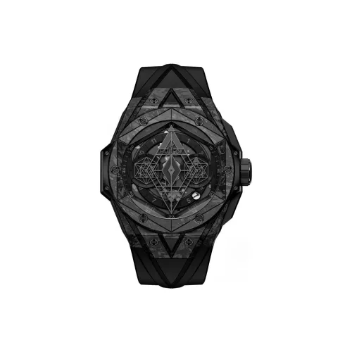 HUBLOT Автоматический Механический Движение Мужские Часы 45 мм Вырез