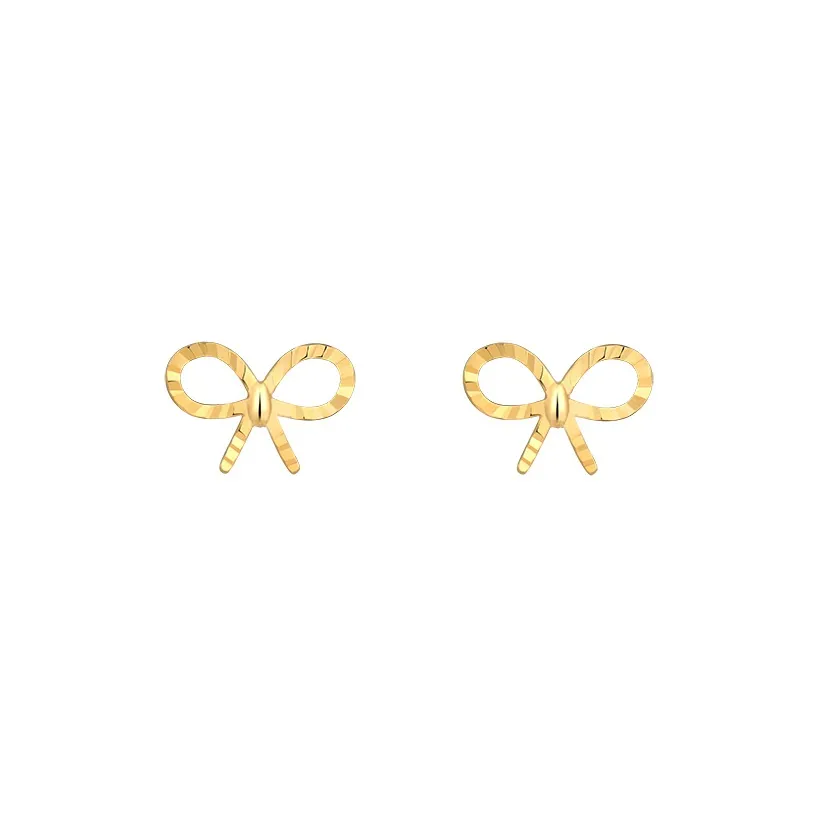 YUJIANDOUDOU S 925 Sterling Silver Gold Plated Stud Earrings Women's