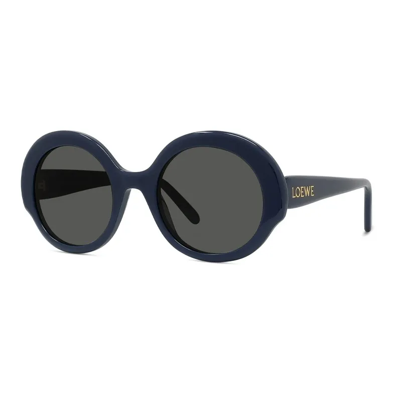 LOEWE Ацетат Круглые Солнцезащитные очки Унисекс Синий