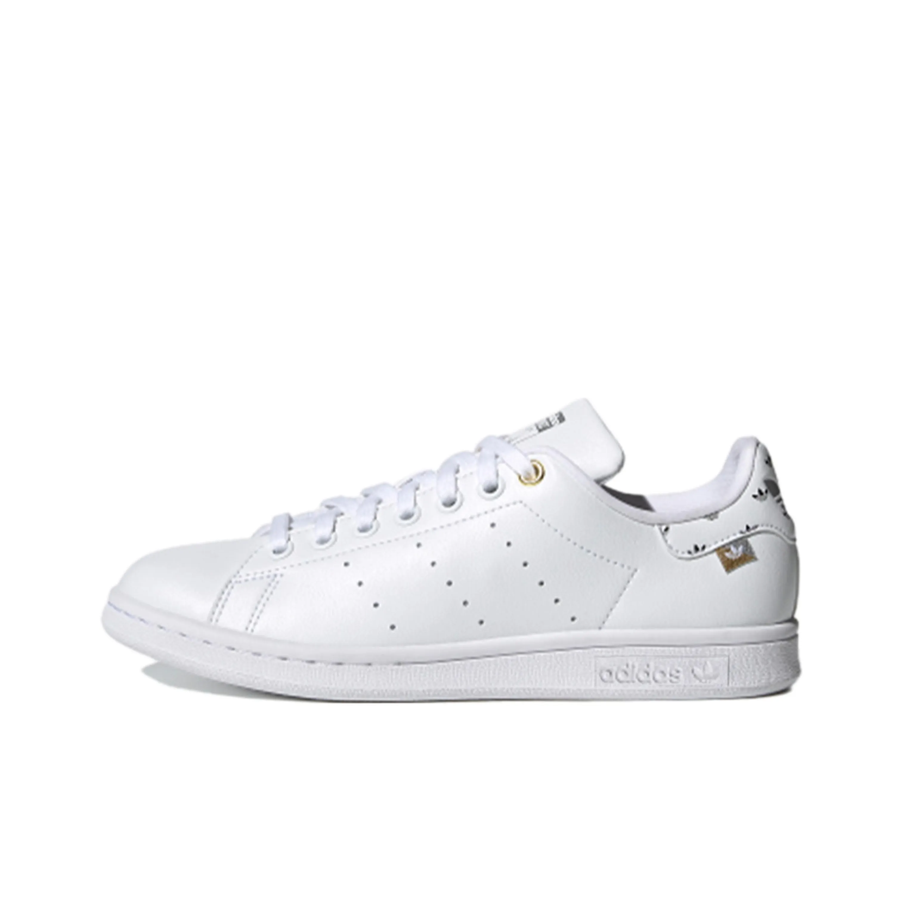 Adidas Stan Smith White Silver Gold Women's