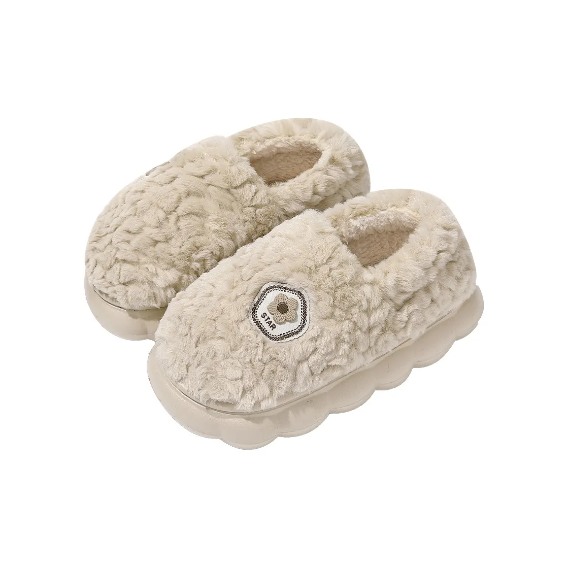 KUUJOO Wool Cotton Padded Shoes For Women's