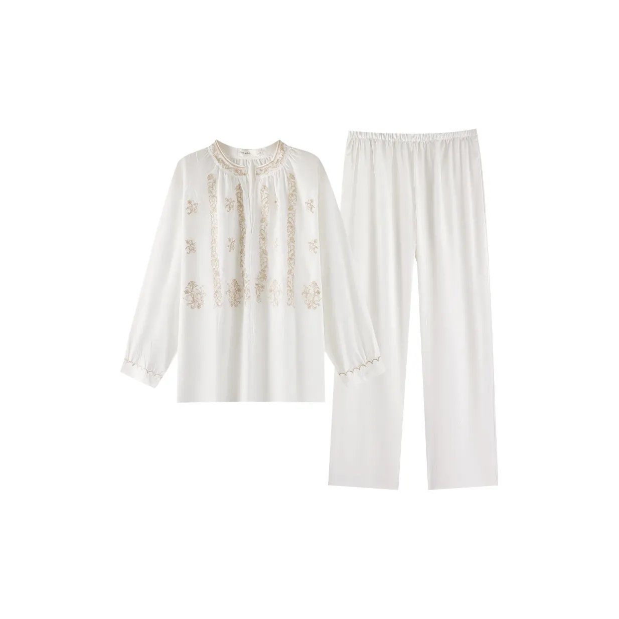 ZumashL Luxury Designer Series Pajama Set Women's Australian White Pearl