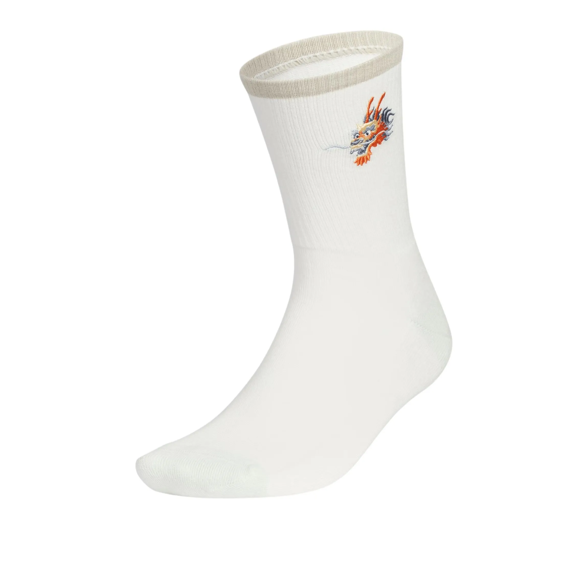 Adidas FW23 Год дракона Chinese New Year Collection Носки до щиколотки Унисекс Белый мрамор