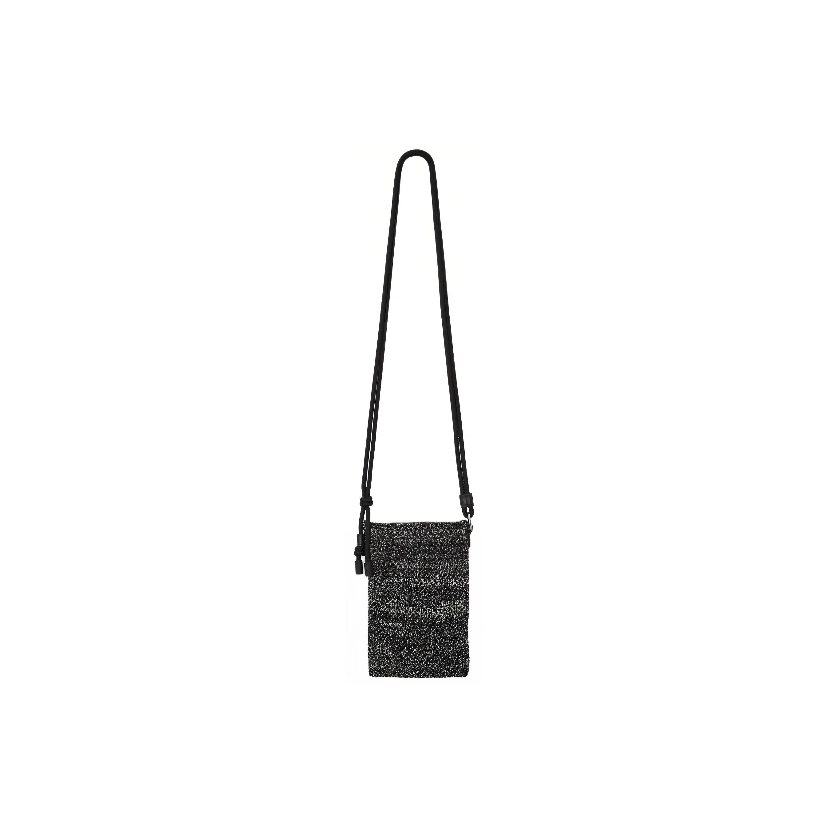 COS Polyester Crossbody Cell Phone Pouch Men's Black & White