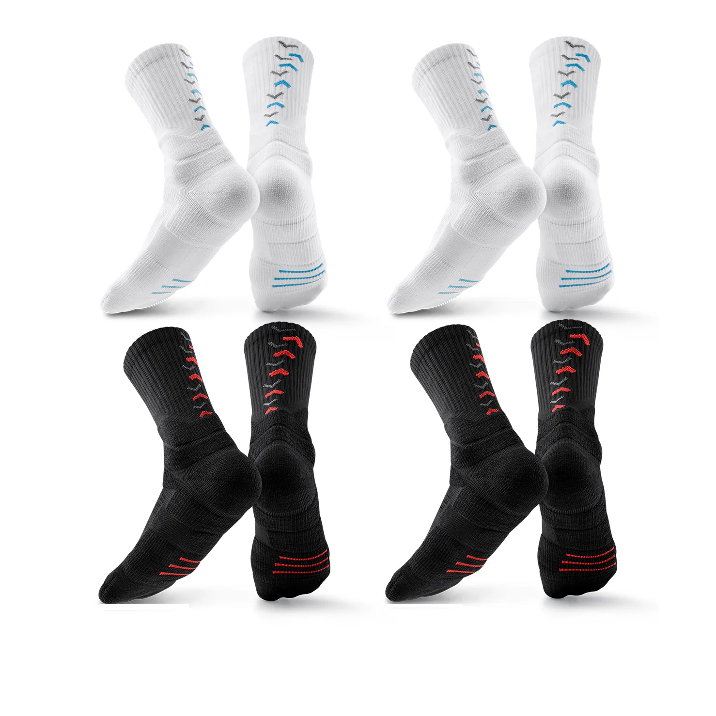 I.t.b Basketball Socks Men's 4 Pack