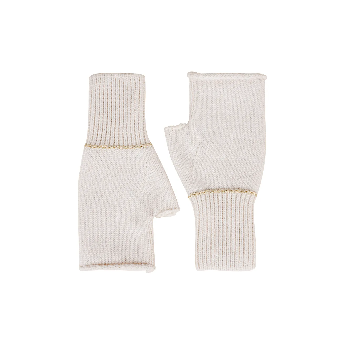 TUCANO Rabbit Hair Cotton Knit Gloves Unisex Camel