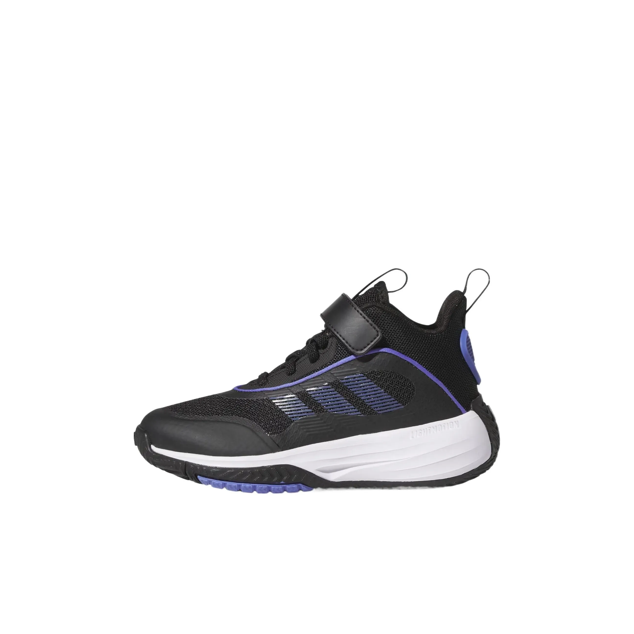 Adidas OWN THE GAME 3 Противоскользящий Устойчивый к истиранию MID Топ Детские Баскетбольные кроссовки Черный Детский