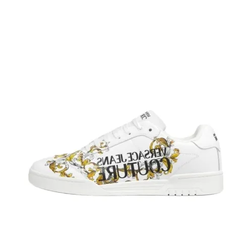 VERSACE JEANS COUTURE Кроссовки для скейтбординга Низкие Белые Мужские
