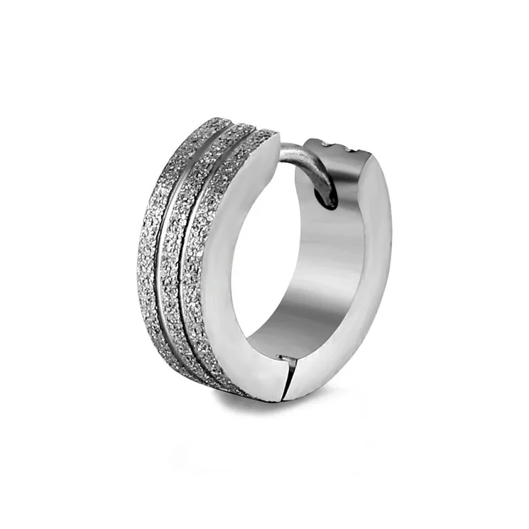 QIANFANGDAHUANGYE Титановые стальные серьги унисекс