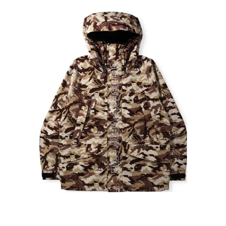 A BATHING APE X Ovo Woodland Camo Snowboard Jacket